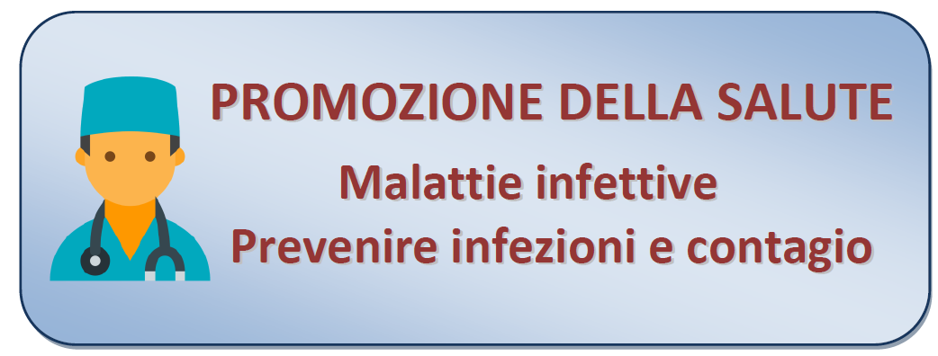 banner prevenzione infezioni e contagio malattie infettive