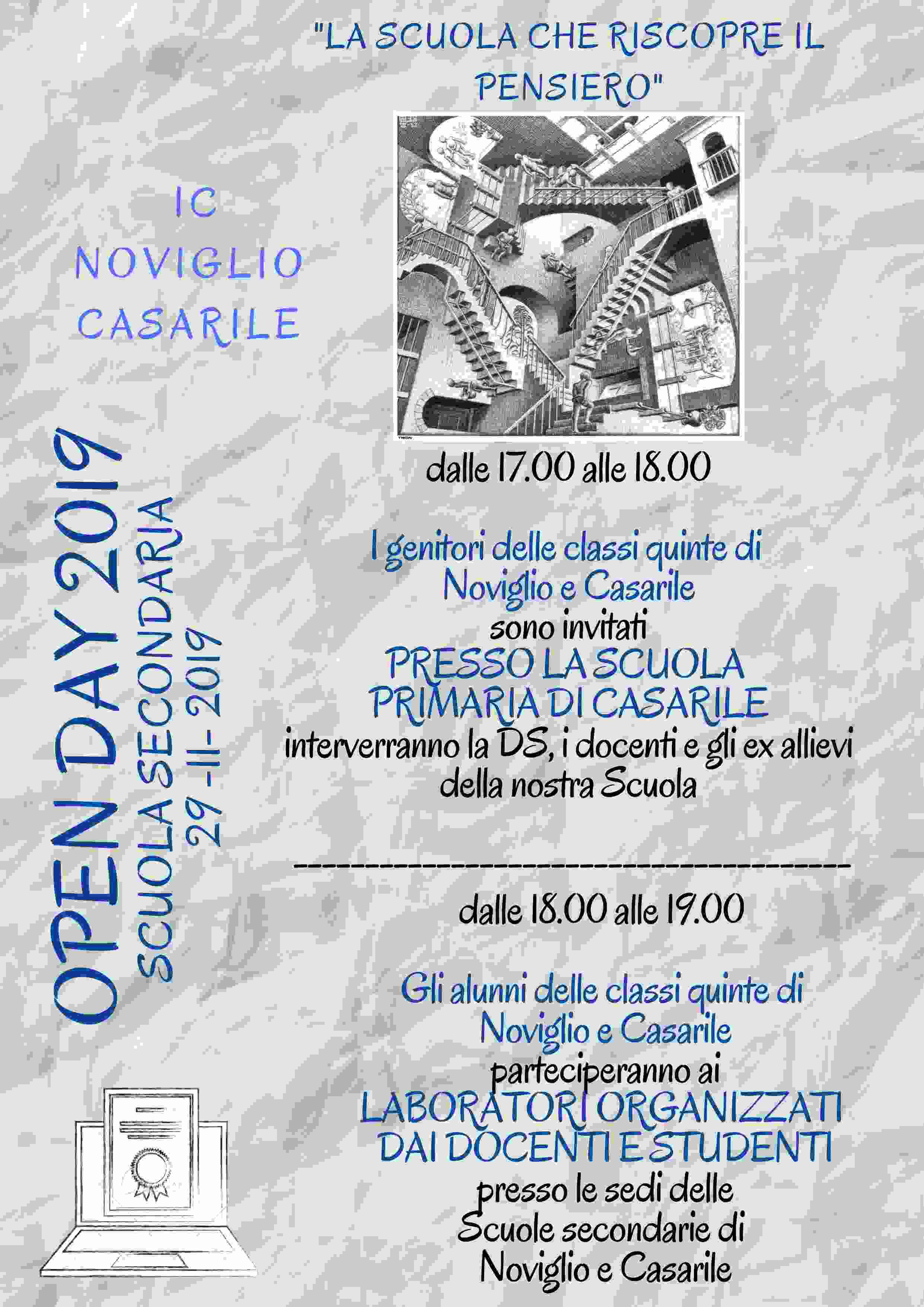 Locandina Open Day 2019